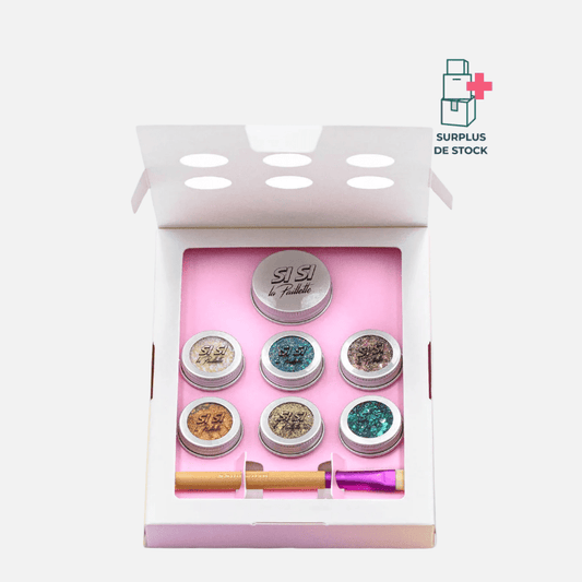Kit Pailleté Bestsellers Coffret Paillette Si Si La Paillette 6 × 5 ml + baume 10 g 