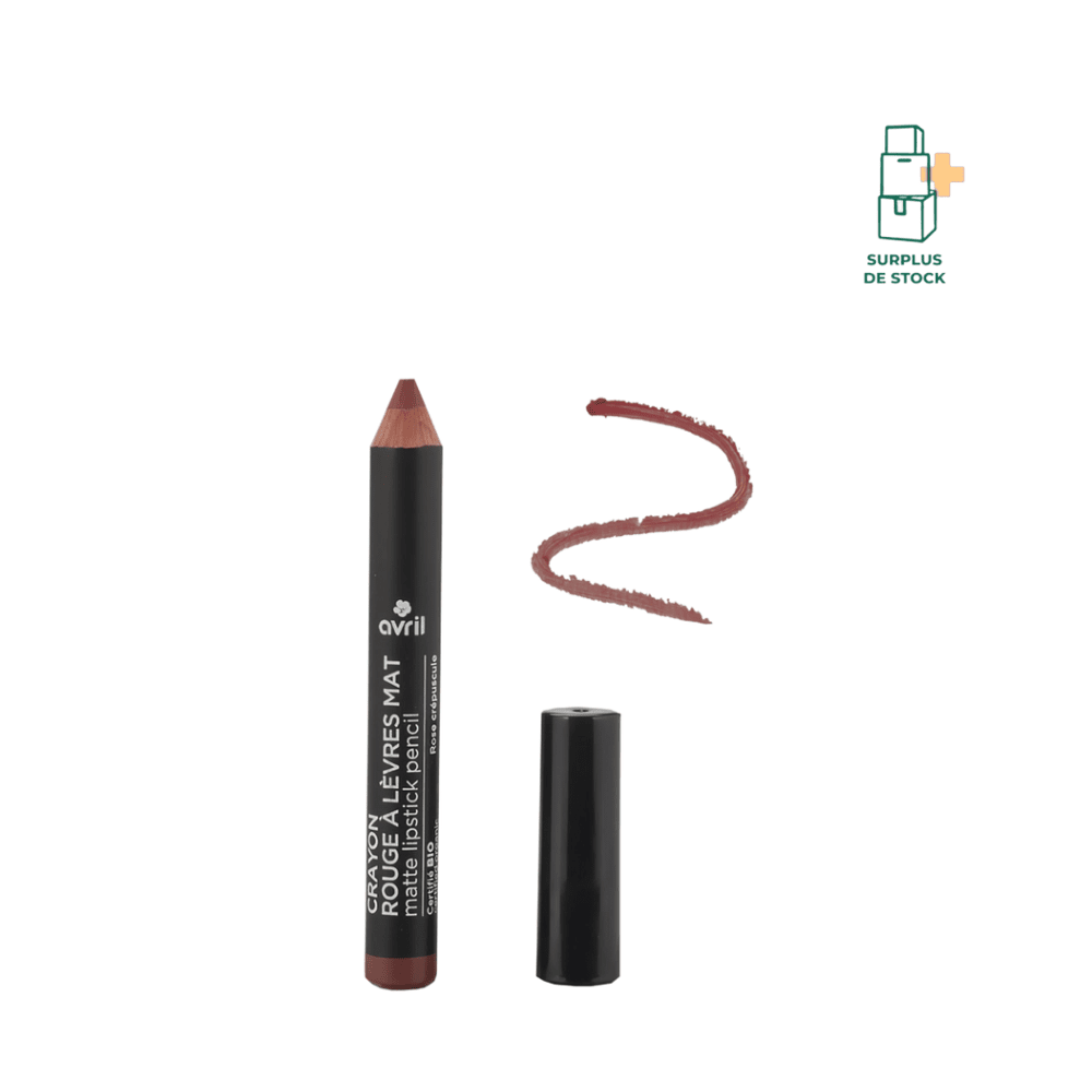 Crayon rouge à lèvres Bio Maquillage Avril Rose Crépuscule 
