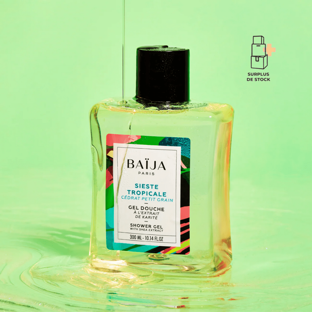 Gel douche Sieste Tropical Soin corps BAÏJA 