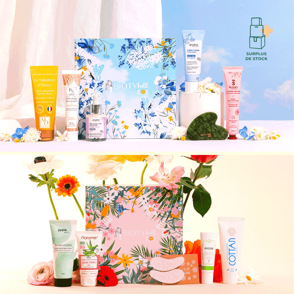 DUO Box - 100% Actifs Jeunesse & Fraîcheur Printanière Kit de cosmétiques BIOTYFULL 