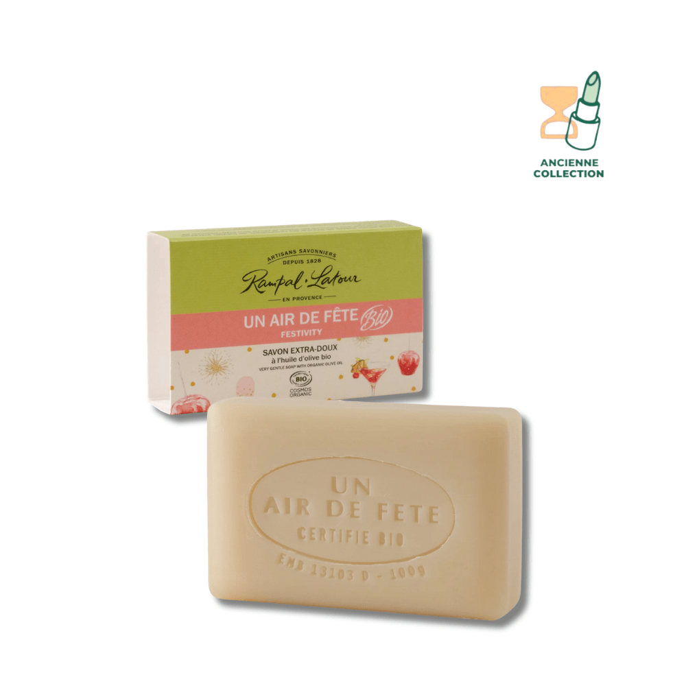 Savonnette certifiée bio - Un Air de Fête savon RAMPAL LATOUR 100 g 