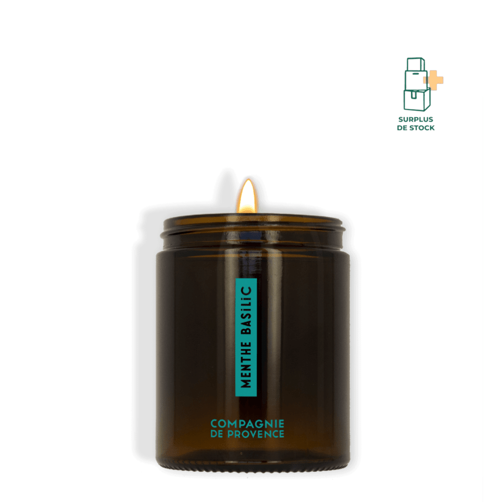 Bougie Parfumée Relaxante Menthe Basilic Bougie parfumée La Compagnie de Provence 150 g 