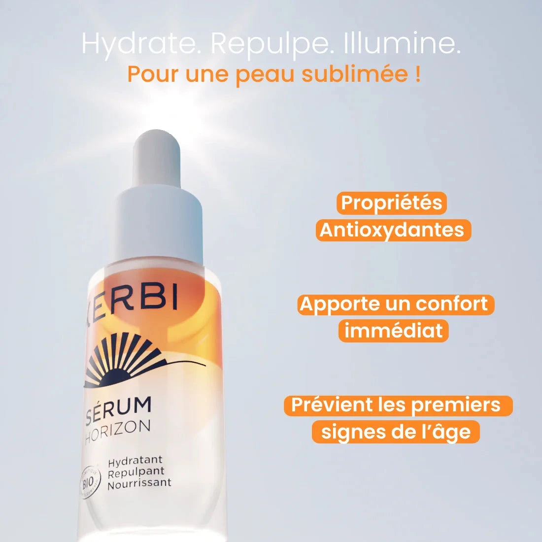 Sérum Visage Hydratant - Repulpant & Nourrissant Sérum Hydratant KERBI 