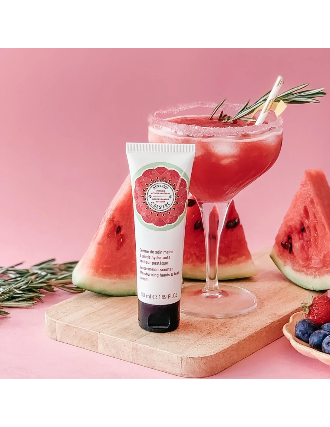 Crème de soin mains et pieds hydratante senteur Pastèque Soin Corps BERNARD CASSIERE 