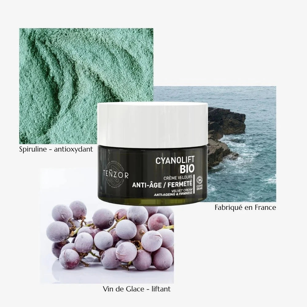 Crème Velours CYANOLIFT BIO - Anti-âge Soin Visage TEÑZOR 