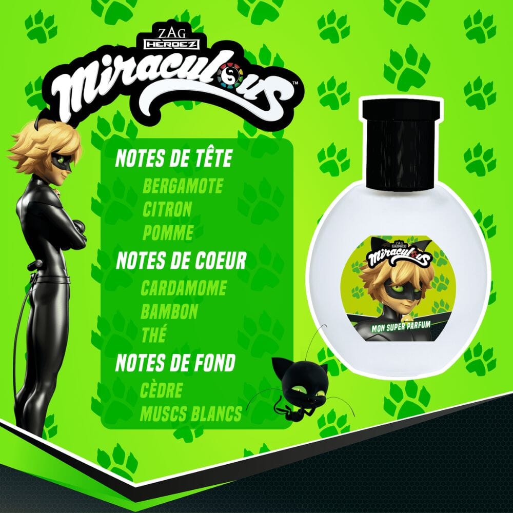 MIRACULOUS - CHAT NOIR mon super parfum eau de toilette Parfum Compagnie Européenne des Parfums 