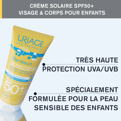 BARIÉSUN - LAIT ENFANT HYDRATANT SPF50+ Soin solaire Uriage 