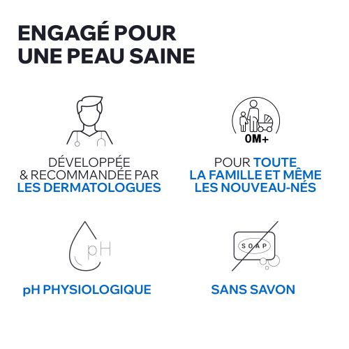 DERM-PHY - HUILE LAVANTE DERMATOLOGIQUE Soin Corps Uriage 