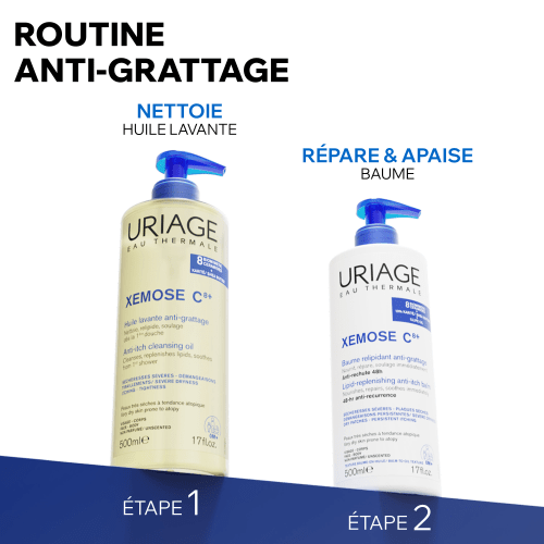 XEMOSE C8+ HUILE LAVANTE ANTI-GRATTAGE Soin Corps Uriage 