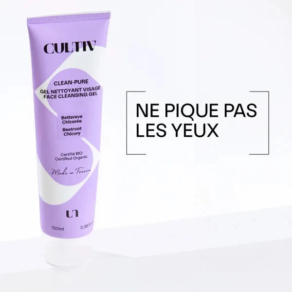 CLEAN-PURE Gel nettoyant visage Soin Visage CULTIV 
