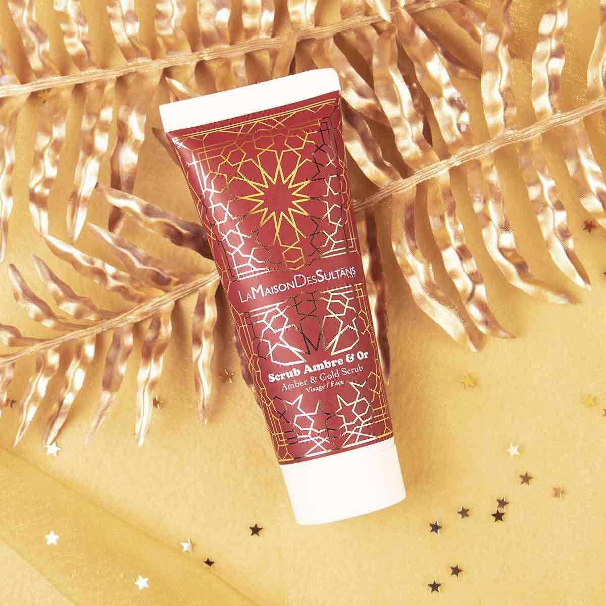 SCRUB AMBRE ET OR Soin Visage LA MAISON DES SULTANS 