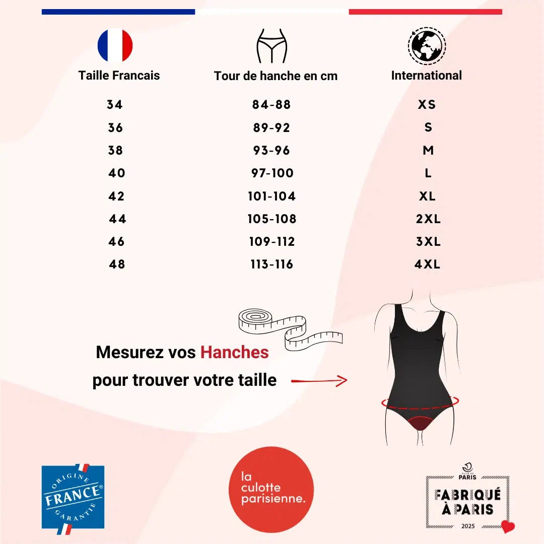 Culotte menstruelle - Amélie Culotte menstruelle La Culotte Parisienne 