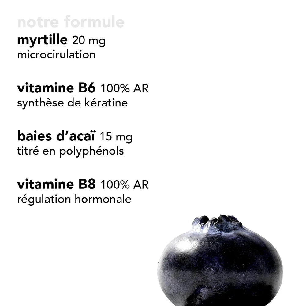 Gummies Cheveux Complément Alimentaire YUM HOLISTICS 