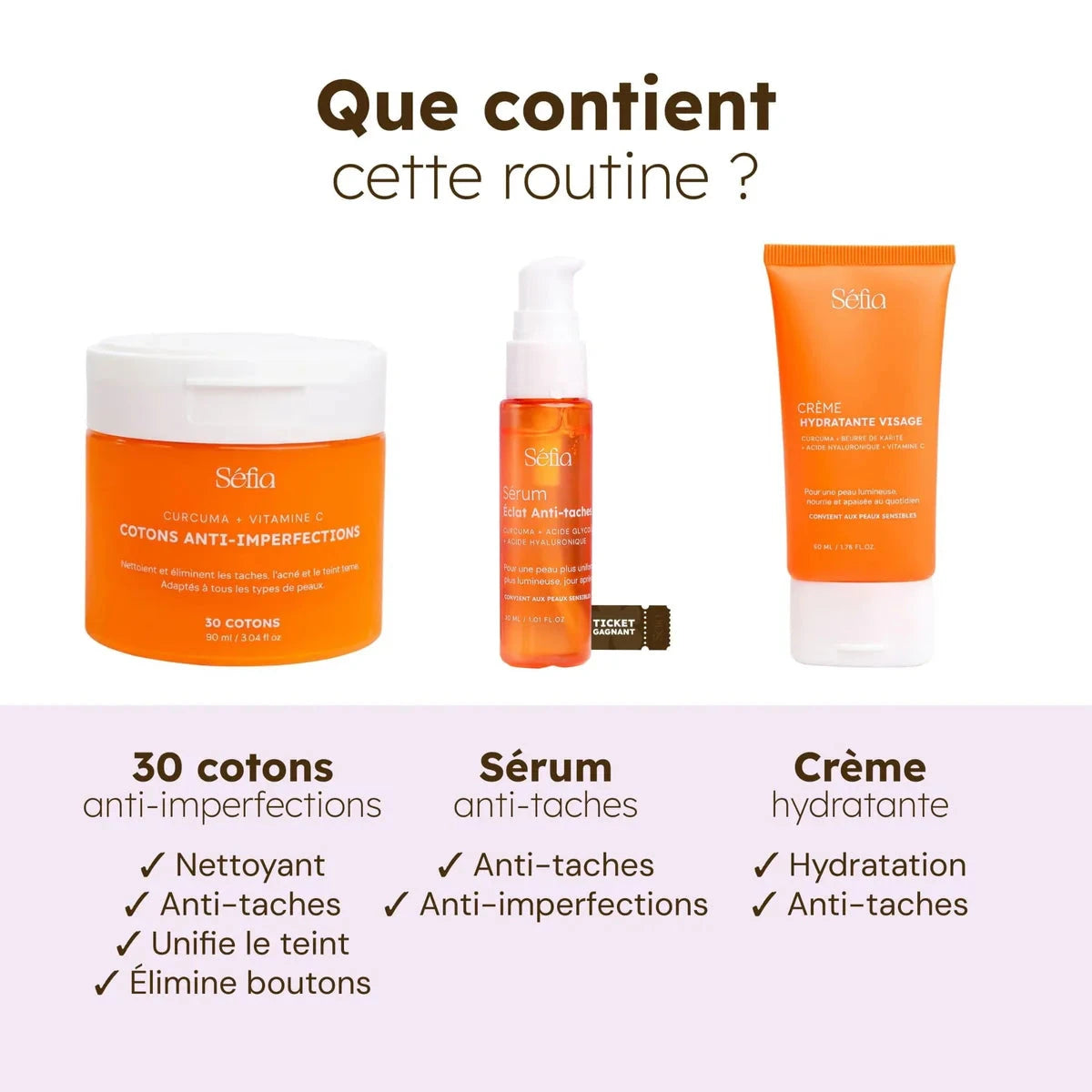 Routine Starter Glow Soin Visage Séfia 