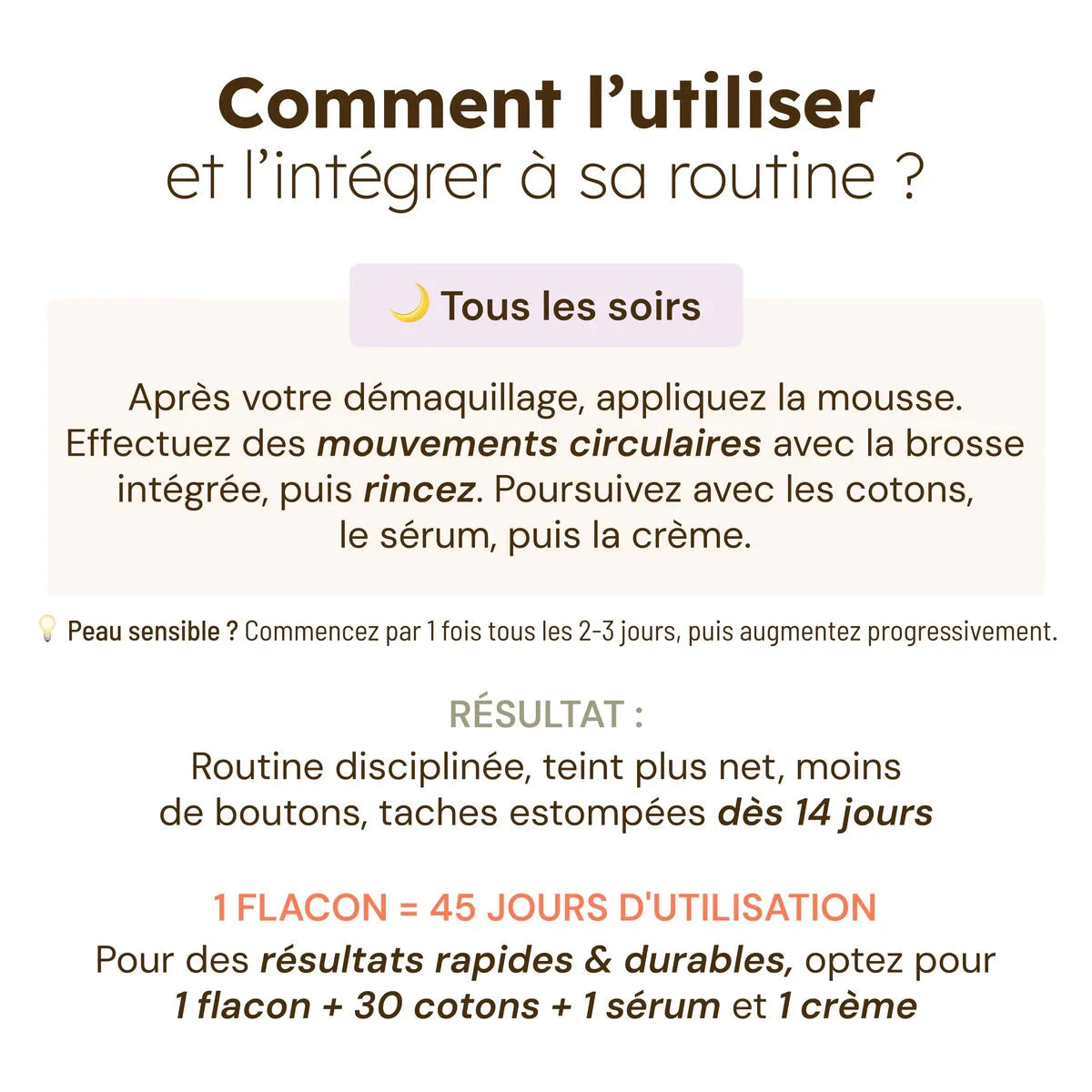 Nettoyant Éclat au Curcuma Soin Visage Séfia 