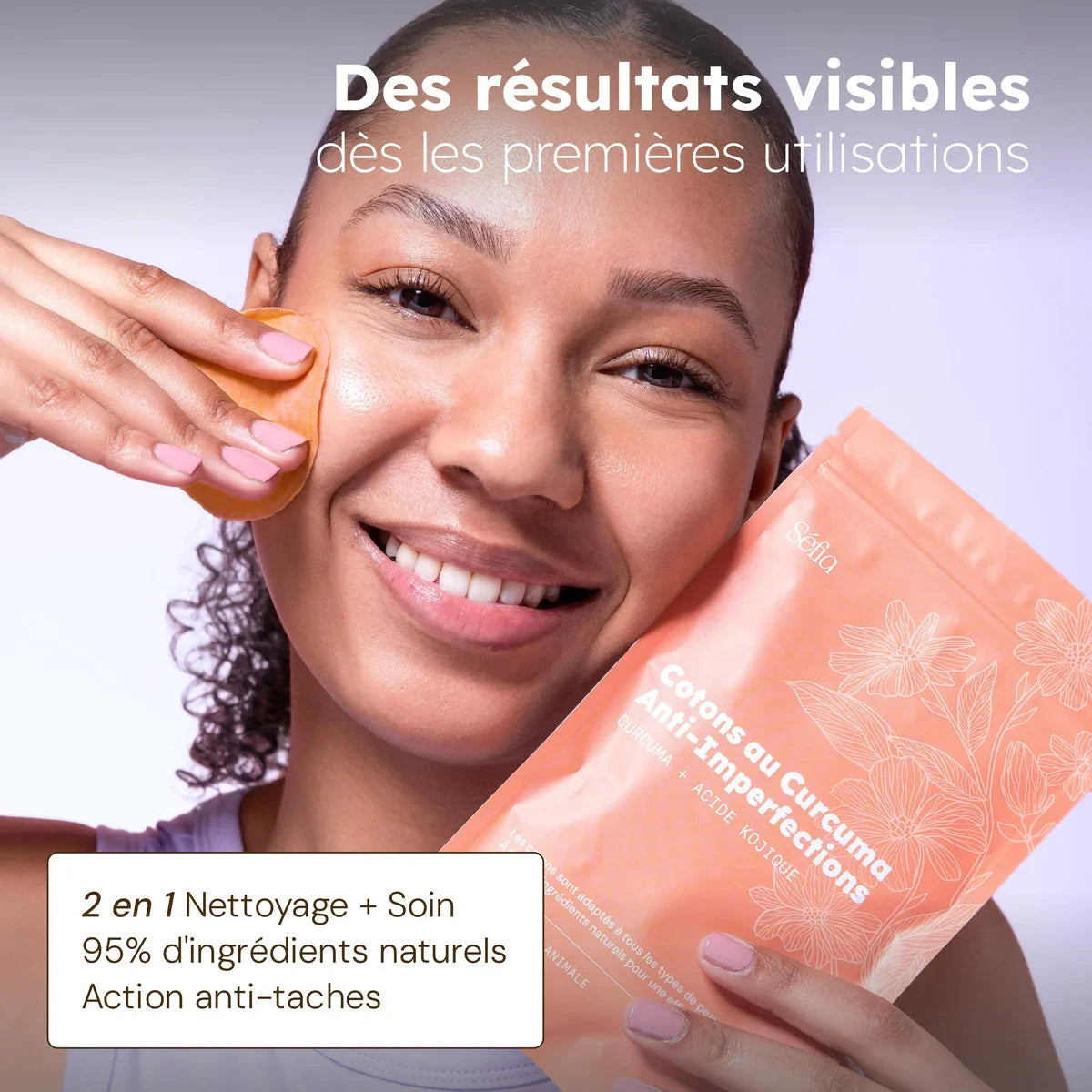 Cotons Anti-Imperfections Soin Visage Séfia 