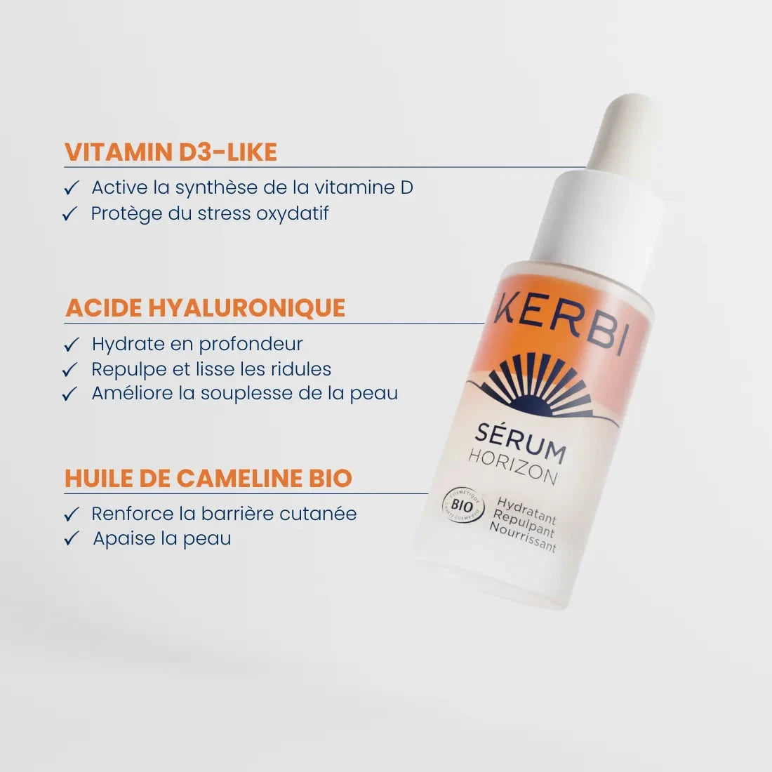 Sérum Visage Hydratant - Repulpant & Nourrissant Sérum Hydratant KERBI 