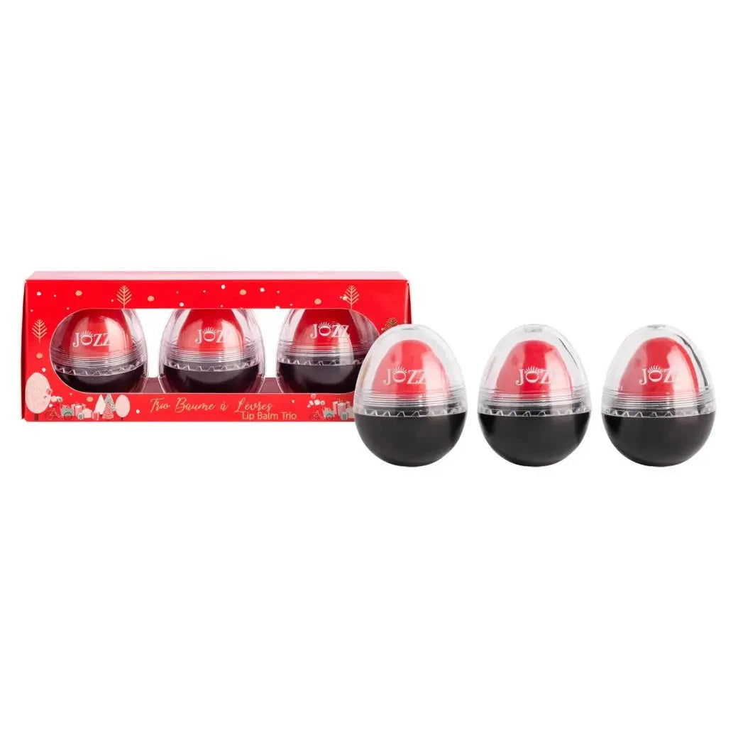 Trio Baumes à Lèvres Hydratants Soin Visage Jozz Beauty 