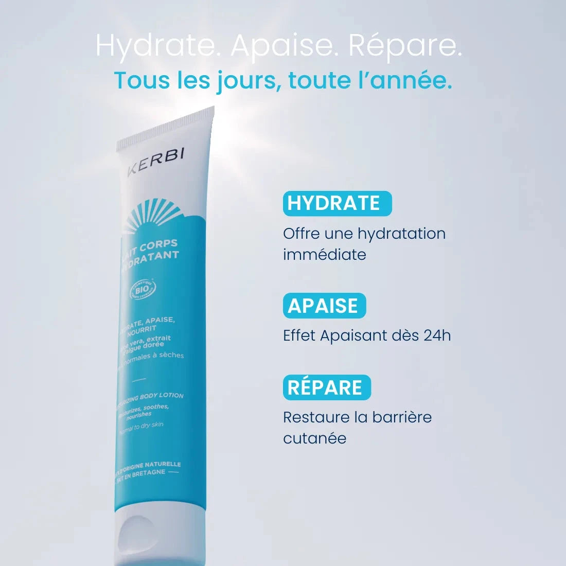 Lait Corps Hydratant soin hydratant KERBI 