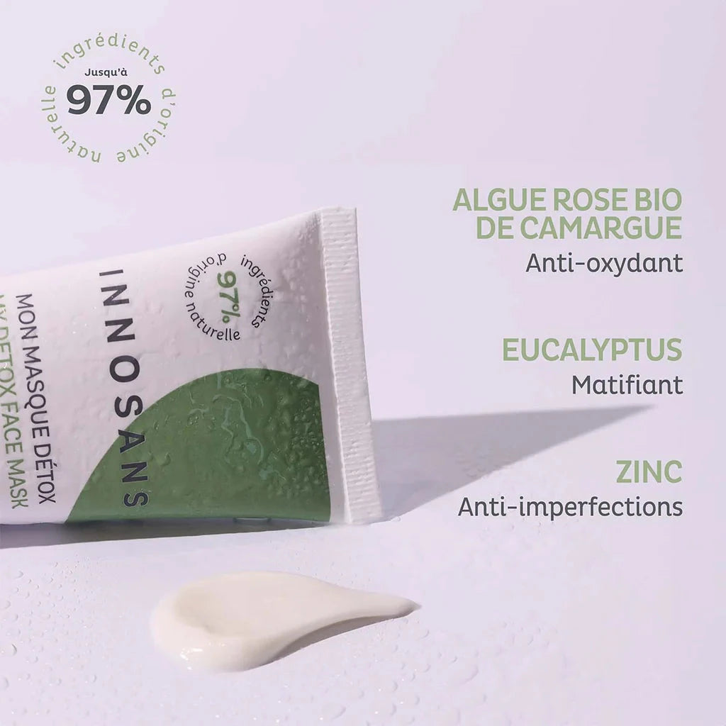 Mon Masque Détox - Purifiant, Vegan & Naturel Soin Visage Éclaé 