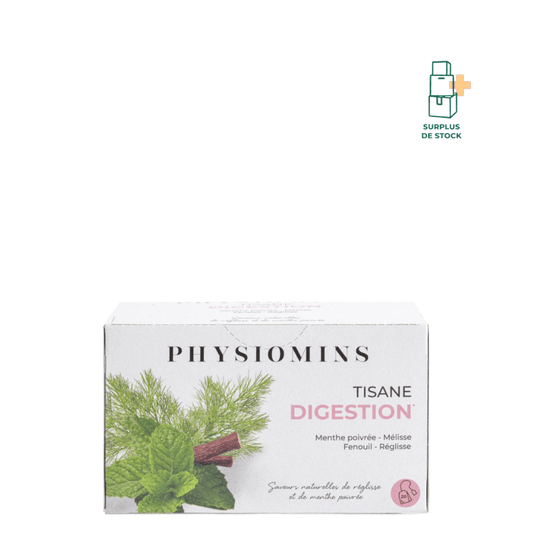 Tisane Digestion - Facilite la Digestion Complément Alimentaire Physiomins 20 Sachets 