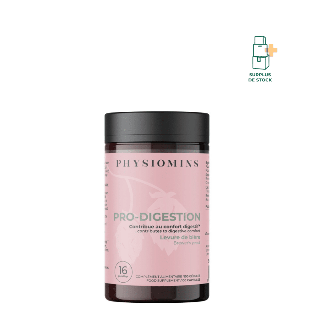 Pro-Digestion - Contribue au Confort Digestif Complément Alimentaire Physiomins 100 Gélules 