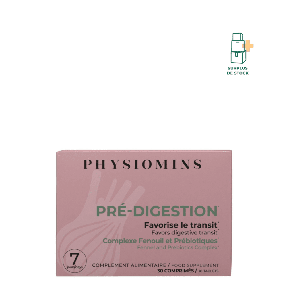 Pré-Digestion - Favorise le Transit Complément Alimentaire Physiomins 30 comprimés 