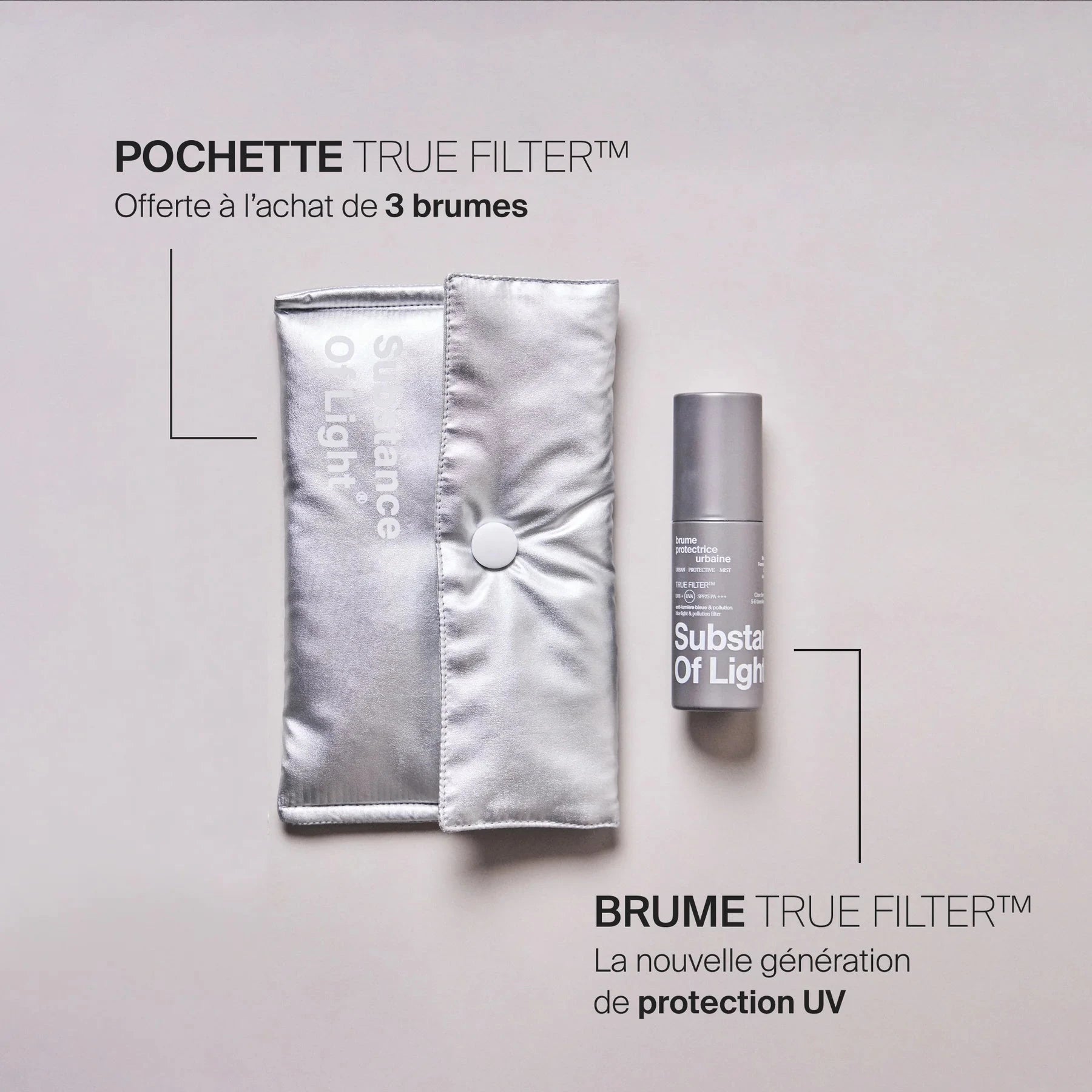Brume protectrice urbaine TRUE FILTER™ Soin solaire Substance of Light® 