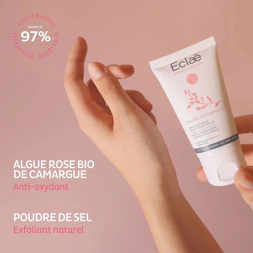 Gommage Exfoliant Naturel Poudre de Camargue - Corps Soin Corps Éclaé 