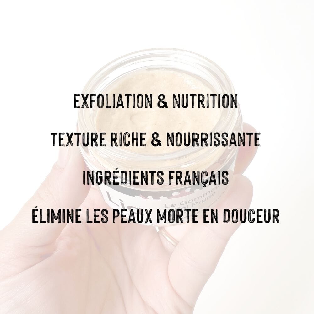 Le Gommage Infini Prune Visage Soin Visage Laboratoire Lia 