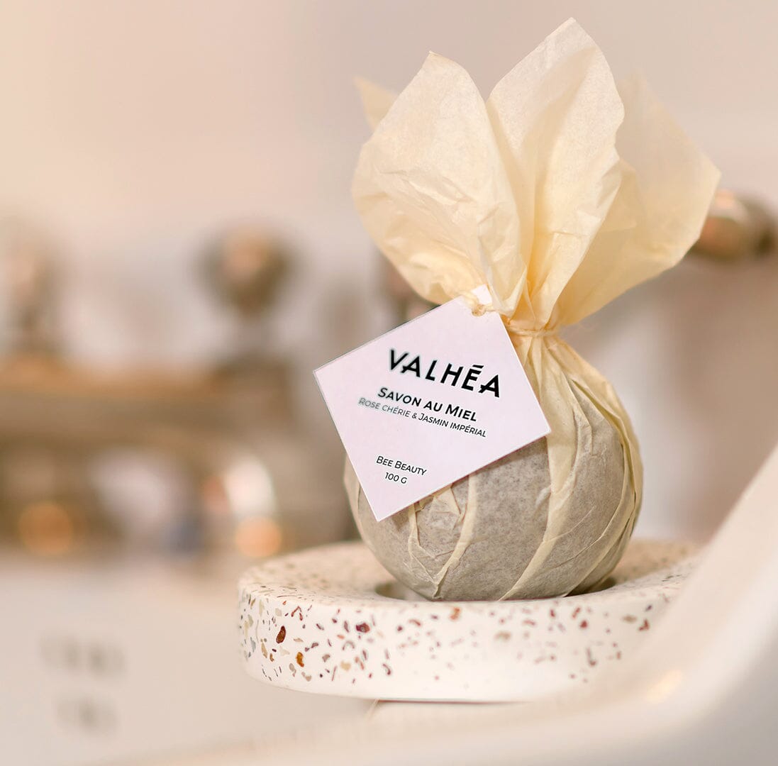 Bouquet Floral d'Oranger - Savon au Miel Artisanal Nettoyant, Hydratant & Purifiant savon solide VALHÉA 