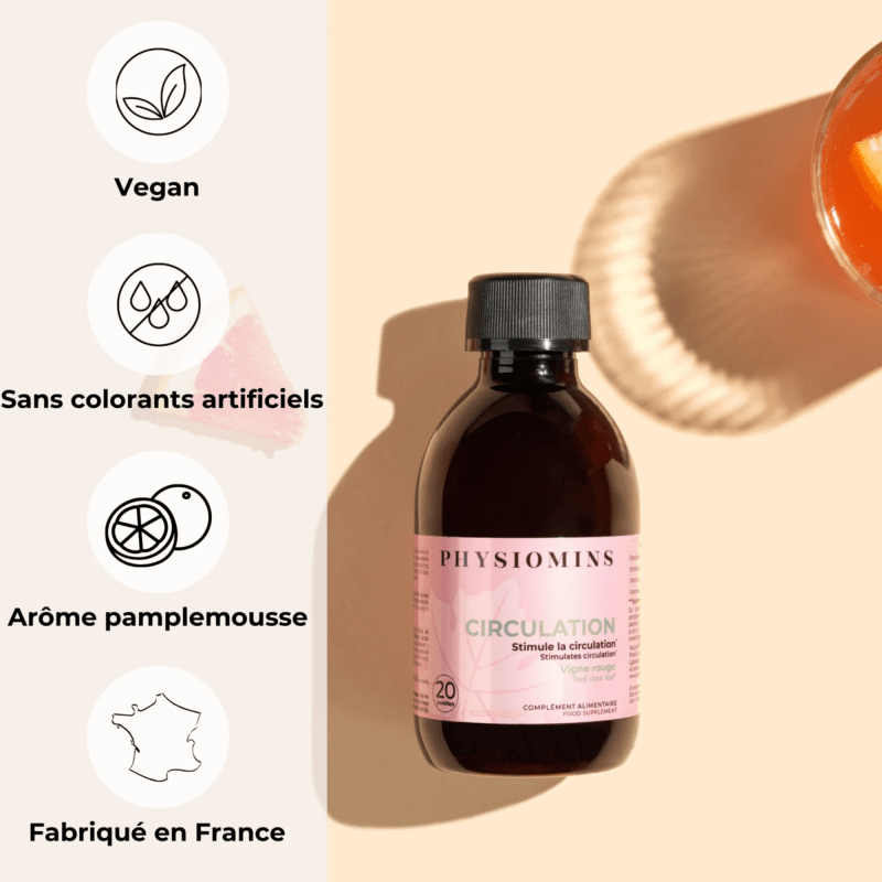 Circulation - Stimule la Circulation Complément Alimentaire Physiomins 