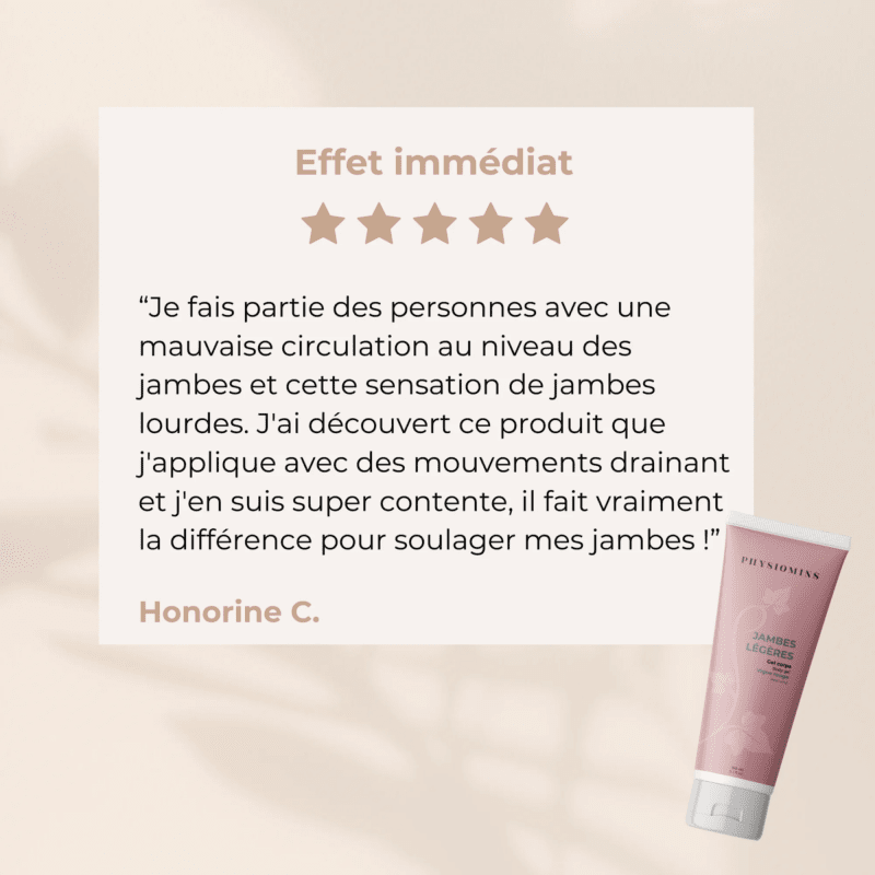 Jambes Légères - Gel Corps Complément Alimentaire Physiomins 