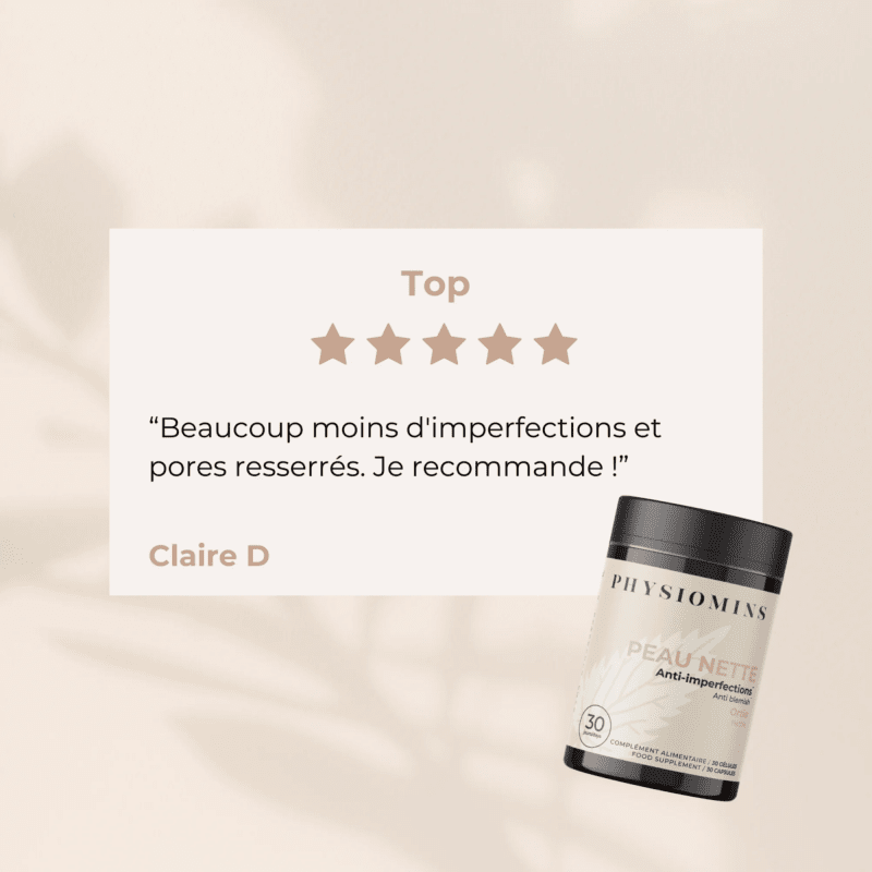 Peau Nette - Anti-Imperfections Complément Alimentaire Physiomins 