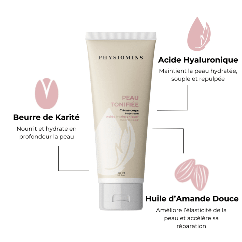 Peau Tonifiée - Crème Corps Complément Alimentaire Physiomins 