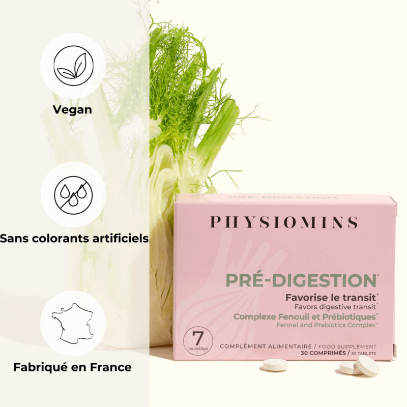 Pré-Digestion - Favorise le Transit Complément Alimentaire Physiomins 