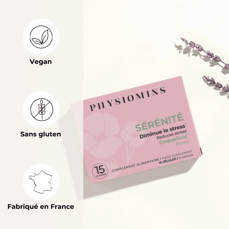 Sérénité - Diminue le Stress Complément Alimentaire Physiomins 