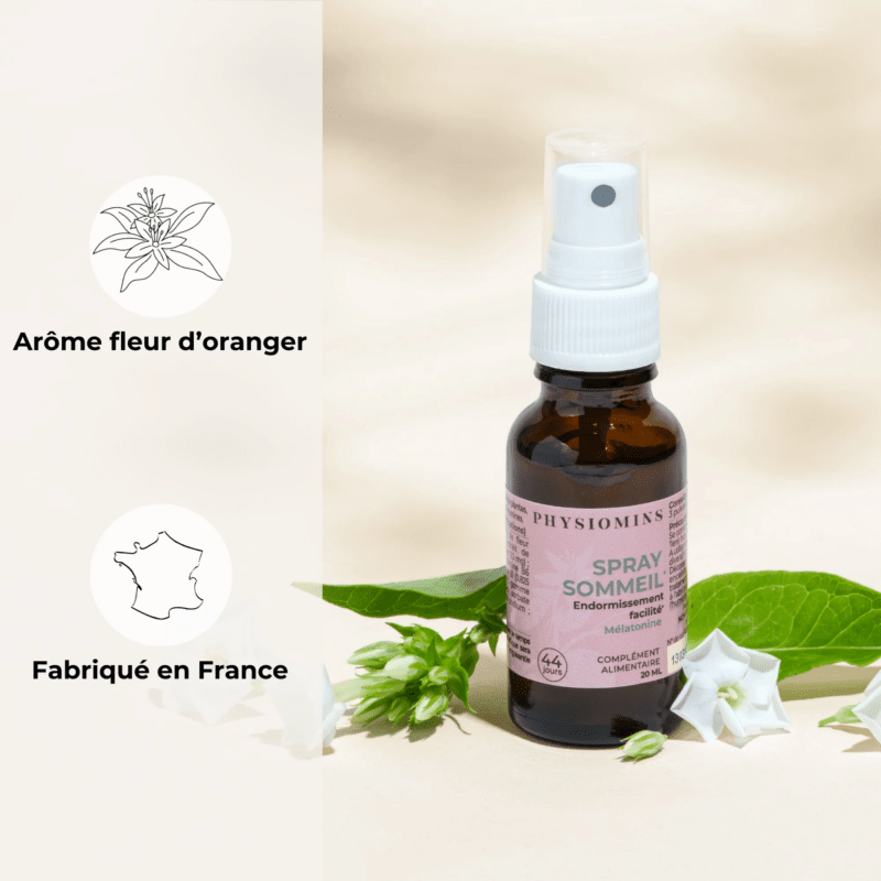 Spray Sommeil - Endormissement Facilité Complément Alimentaire Physiomins 