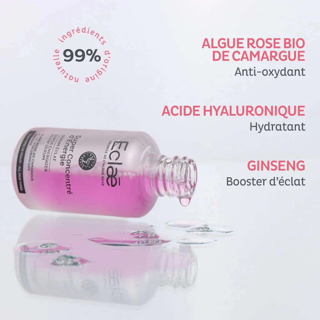 Serum visage- Super Concentré d'Energie Soin Visage Éclaé 