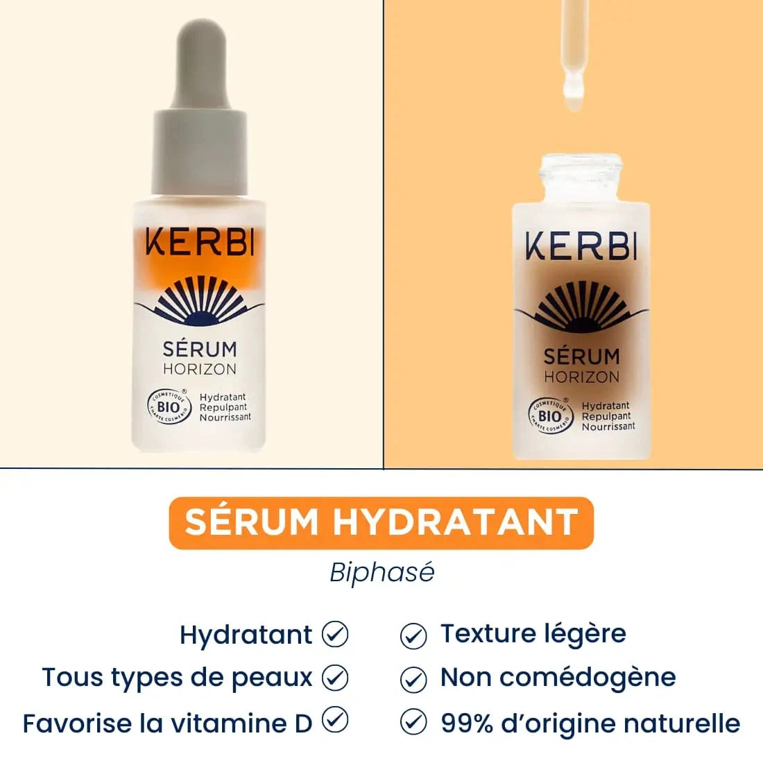 Sérum Visage Hydratant - Repulpant & Nourrissant Sérum Hydratant KERBI 