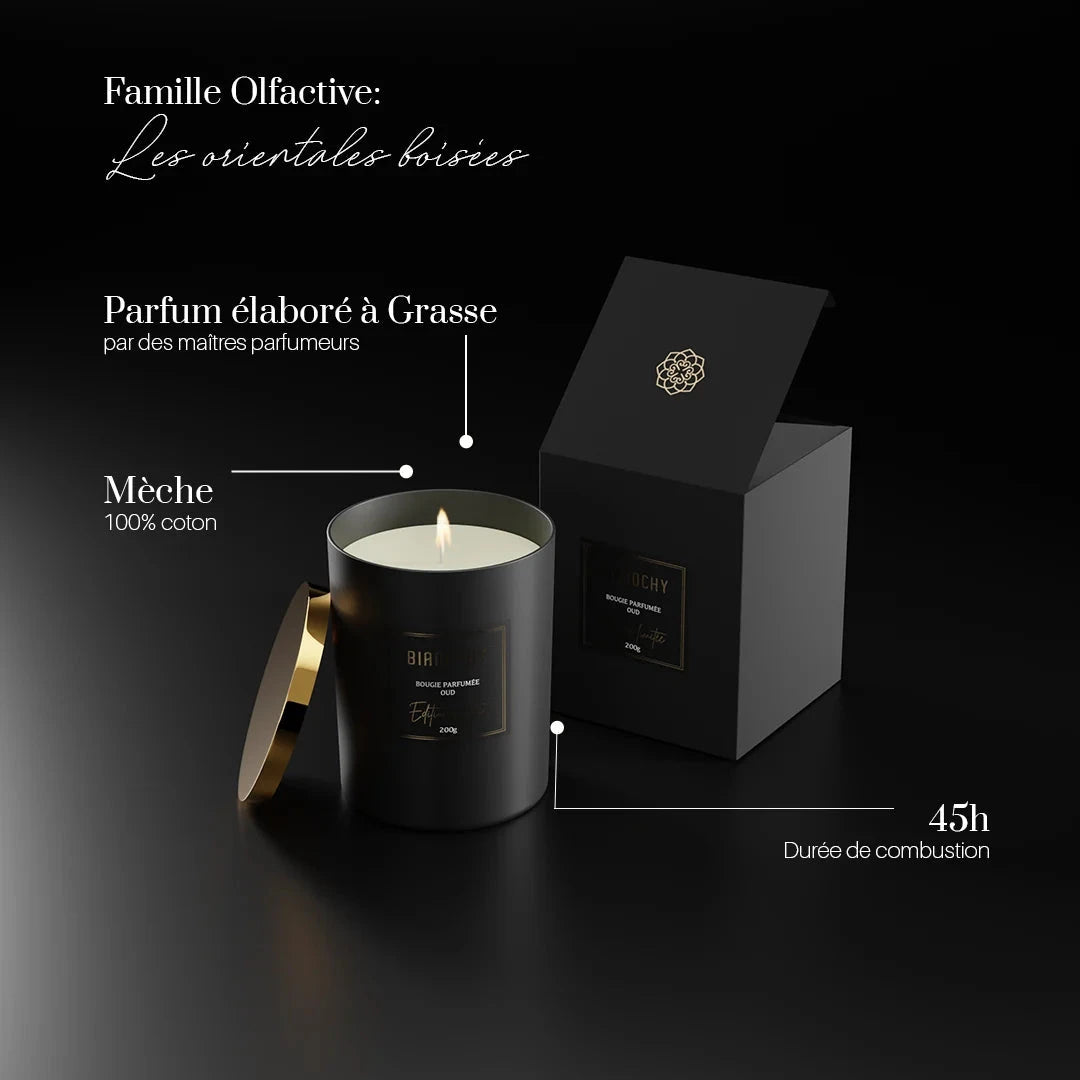 Bougie parfumée - Oud Bougie Parfumée BIANOCHY 