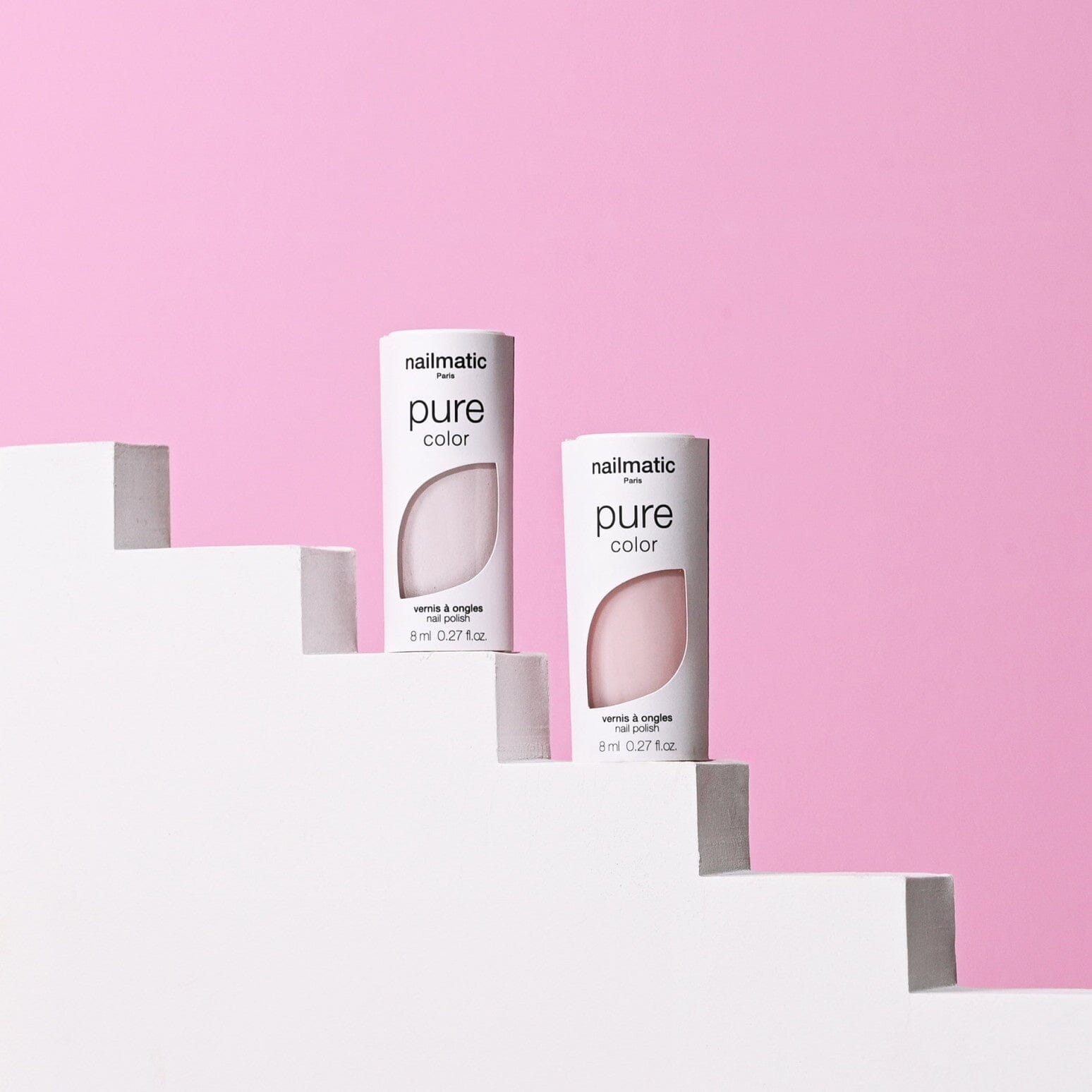 Vernis biosourcé - Vernis rose transparent Anna Maquillage NAILMATIC 