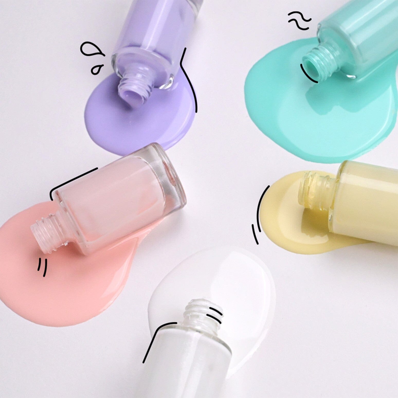 Vernis biosourcé - Vernis rose transparent Anna Maquillage NAILMATIC 