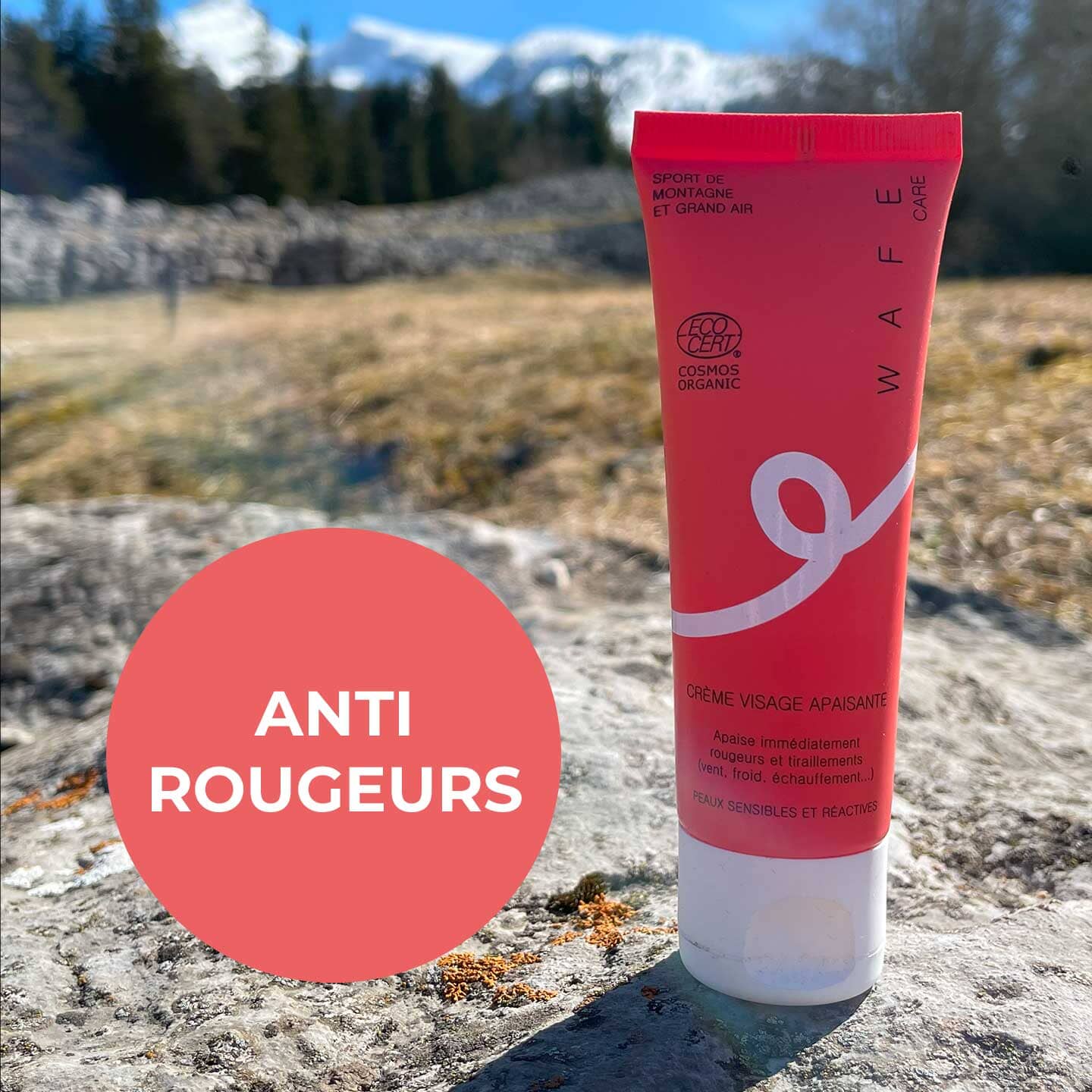 CREME VISAGE APAISANTE COSMOS ORGANIC - Anti-rougeurs Soin Visage WAFE CARE 